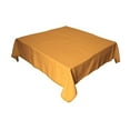 thumbnail image 2 of TCpop52x52-GoldP14 LA Linen Nappe Carrée en Popeline de Polyester, Or - 52 x 52 Po., 2 of 2