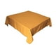 thumbnail image 2 of Mantel de popelina de poliéster LA Linen, cuadrado, 132 x 132 cm, dorado, 2 of 2