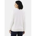 thumbnail image 5 of Time and Tru Women's Super Soft Button Cardigan, Sizes XS-XXXL, 5 of 5