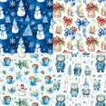 thumbnail image 4 of ZOUSSIQI 24 Sheets 6'' x 6'' Christmas Scrapbook Paper One Sided Cardstock Decorative Paper for DIY Photo Album Card Making (R2444) CA919-15015, 4 of 4