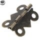 thumbnail image 3 of Bisagra de gabinete de metal Sailing para joyero retro 100 piezas Bronce 90 grados, 3 of 10