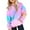 Pink, variant on Girls' Tie Dye Sweatshirt | Gradient Color Cotton Pullover | Kids Fashion Casual Hoodie Girls Sweatshirt