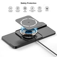 thumbnail image 3 of Wireless Charger Fast Charging Antislip Pad Dashboard Holder Stand Phone Charger, 3 of 7