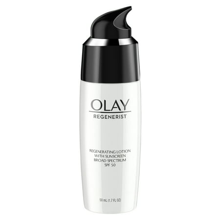 Olay Regenerist Regenerating Face Lotion With Sunscreen Broad Spectrum SPF 50 1.7 fl (Best Broad Spectrum Sunscreen For Face)
