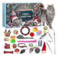 thumbnail image 1 of 2025 Christmas Advent Calendar 24 Grid Cat Toys Christmas Countdown Blind Box Christmas Decoration Pet Surprise Blind Box New, 1 of 5