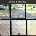 thumbnail image 6 of Home Cal Window Privacy Film No Glue Self Static Cling Window Covering Removable Frosted Glass Film for Bathroom Office Meeting Room Living Room, Bamboo, 17.7"x78.8", 6 of 10