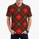 thumbnail image 1 of Balery Christmas Plaid Flower Camisa Polo de Hombre con Estampado, de Manga Corta y Tejido Medio, Camisa Tipo Golf Polo-XX-Large, 1 of 6