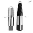 thumbnail image 3 of Juego de herramientas de Hardware para Extractor de tornillos rotos, grifo de reparación de rosca de tubería de 1/2 y 3/4 pulgadas, 3 of 3