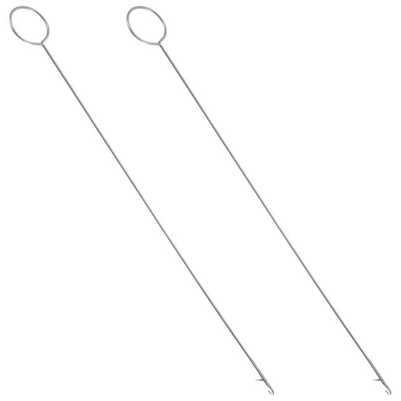 2 Pcs Sewing Hook Turner Drawstring Fabric Turning Tool 26.50X0.50X0.50CM