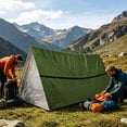 thumbnail image 6 of Gobehebe Emergency Survival Tent. Portable Outdoor Camping Cold Proof Damp Proof Warm Camping,Lightweight Life Tent Perfect for Camping, Hiking and Backpacking Green, 6 of 6
