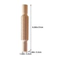 thumbnail image 3 of 4Pcs Pottery Texture Roller Multi-functional Mud Rolling Stick Pottery Clay Roller for Pottery Clay, 3 of 4