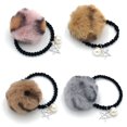 thumbnail image 1 of 4PCS Cheveux Cravate Mignon Léopard Imprimer Pompon Boule Ponytail Titulaire Corde à Cheveux pour les Femmes, 1 of 10