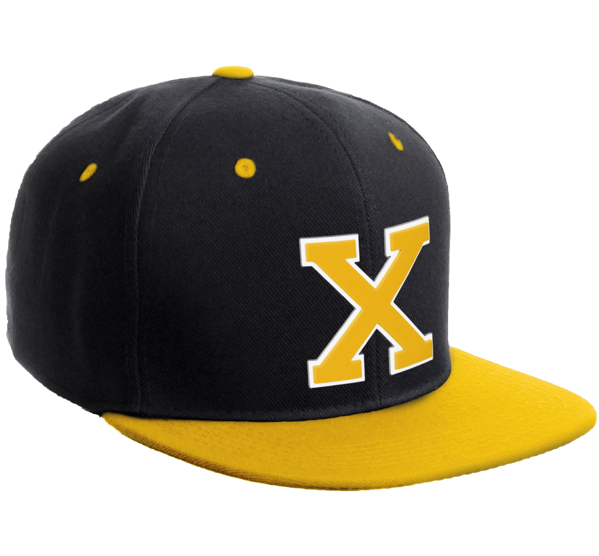 X Hat Daxton Classic Snapback Hat Custom A to Z Initial Varsity Letters ...