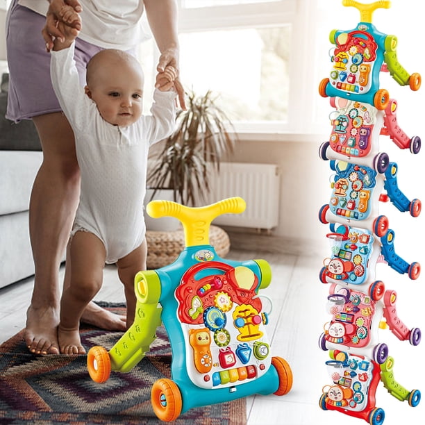 Fiudx Liquidación De Juguetes Carrito Multifunción 5 En 1 Para Bebé, andador Para Niños, Cochecito, Juguete Musical Para Niños Pequeños