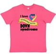 thumbnail image 3 of Inktastic I Love Someone with Down Syndrome Youth T-Shirt, 3 of 5