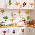 thumbnail image 4 of Fiudx Pegatinas de Pared de Frutas, Diseño de Frutas y Hojas Brillantes, Fáciles de Despegar y Pegar, para Cocina, Comedor, Refrigerador, Decoración Del Hogar, Material de Pvc, Juego de 30 X 15 Cm, 4 of 7
