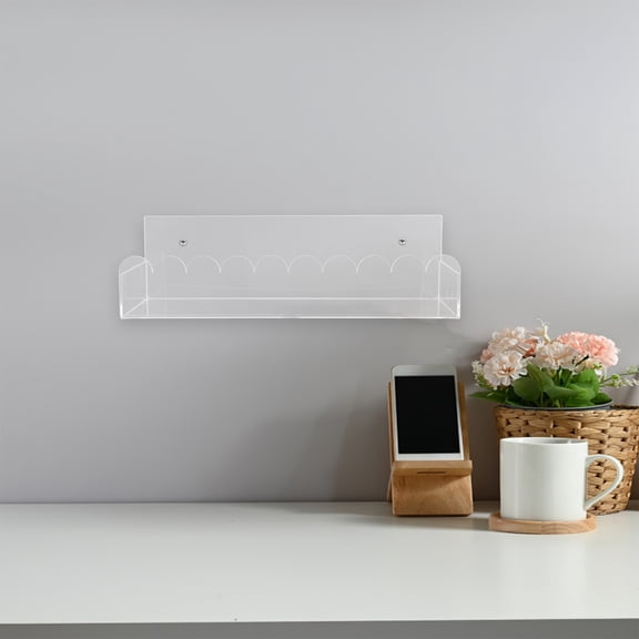 TEHAUX Space Saving Transparent Baseball Cap Holder Wall Mounted Rack