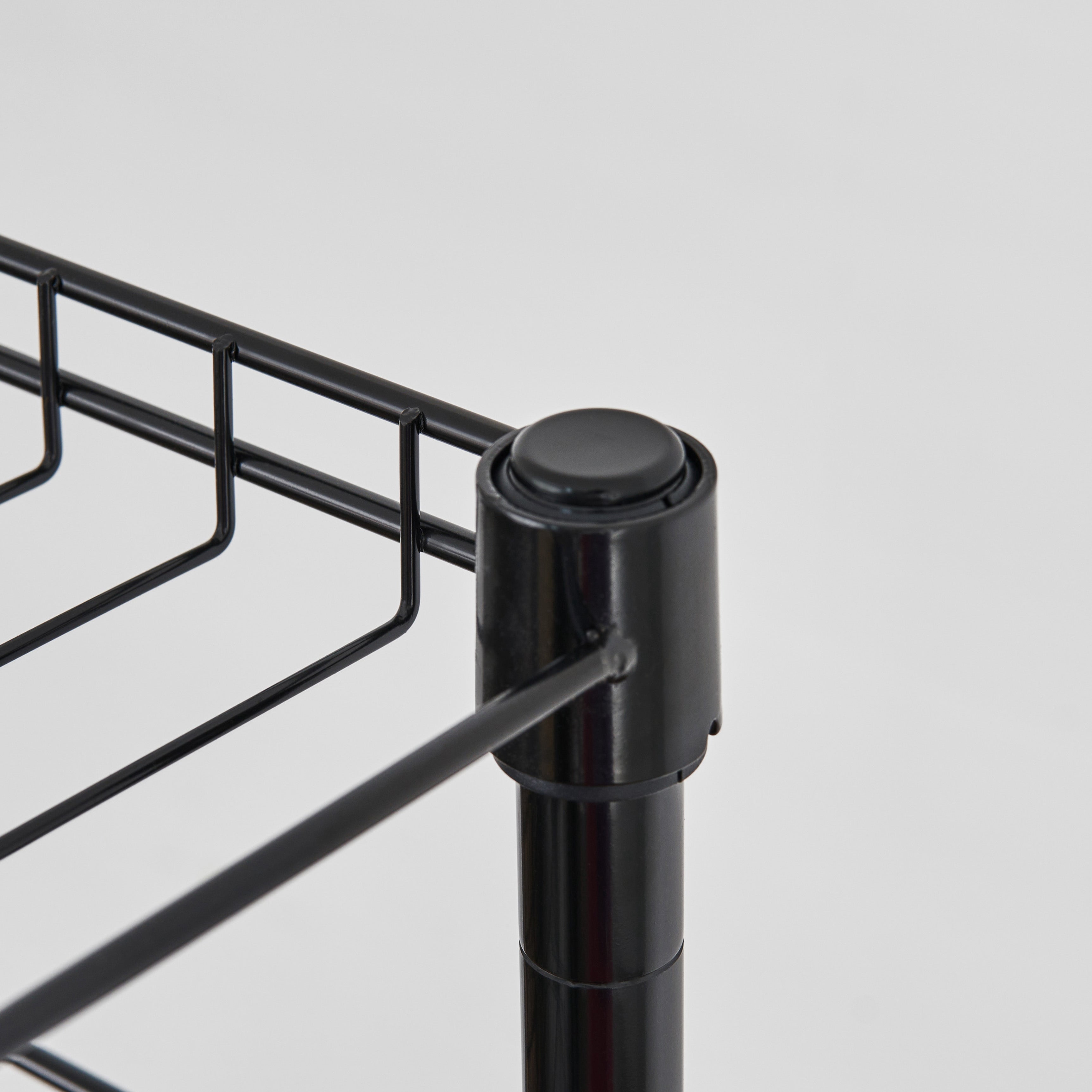 SafeRacks 10 Tier Stackable Steel Shoe Rack, 60 Shoe Pair Capacity, Black