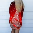 thumbnail image 4 of Black and Friday Deals Christmas Cardigans for Plus Size Women，Womens Christmas Cardigan for Women,Women's Christmas Cardigan Santa Claus Print Cardigan Long Sleeve Cardigan Sweater Coat, 4 of 6