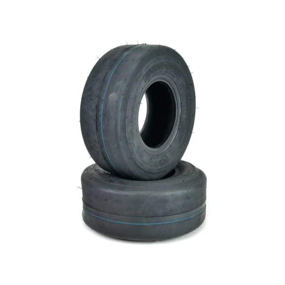 2 Pack of 11x4.00-5 Smooth Tread 4PLY Tires Fits Toro, Scag, Bobcat, Wright