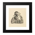 thumbnail image 2 of Ernst Barlach 15x16 Black Modern Framed Museum Art Print Titled - The Head (1919), 2 of 5