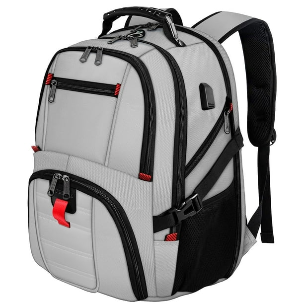 Mochila de viaje YOREPEK extra grande de 50 litros con portátil USB de 17 pulgadas