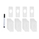 thumbnail image 1 of 28 divisores de armario para ropa, divisores de estantes de armario, perchas de ropa Blanco, 1 of 9