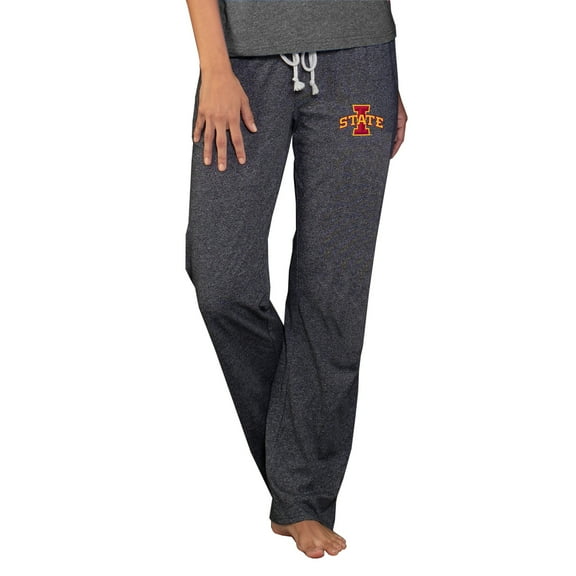 Women's Concepts Sport  Charcoal Iowa State Cyclones Quest Knit Lightweight Pants