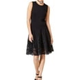 thumbnail image 2 of Kobi Womens Crochet Trim A-Line Dress, 2 of 3