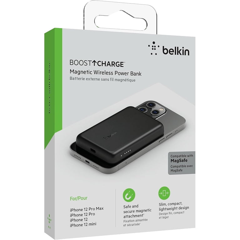 Belkin MagSafe Wireless Power Bank - 7.5W, Compatible w/ iPhone 14
