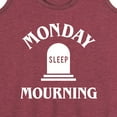 thumbnail image 3 of Instant Message - Monday Mourning - Women's Racerback Tank Top, 3 of 6