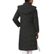 thumbnail image 3 of Abrigo largo de invierno para mujer INSPIRE CHIC, chaqueta acolchada con capucha y cierre, color negro, 3 of 6