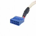 thumbnail image 5 of Xiwai Cable Low Profile 8cm Height USB 2.0 Female Back panel to Motherboard 9pin Cable with PCI bracket 30cm, 5 of 7