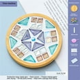 thumbnail image 1 of Juego de mosaicos para manualidades con posavasos de madera | Kit de piezas de mosaico de colores variados con pegamento, sellador, guantes y esponja | Kit de manualidades para niños principia, 1 of 5