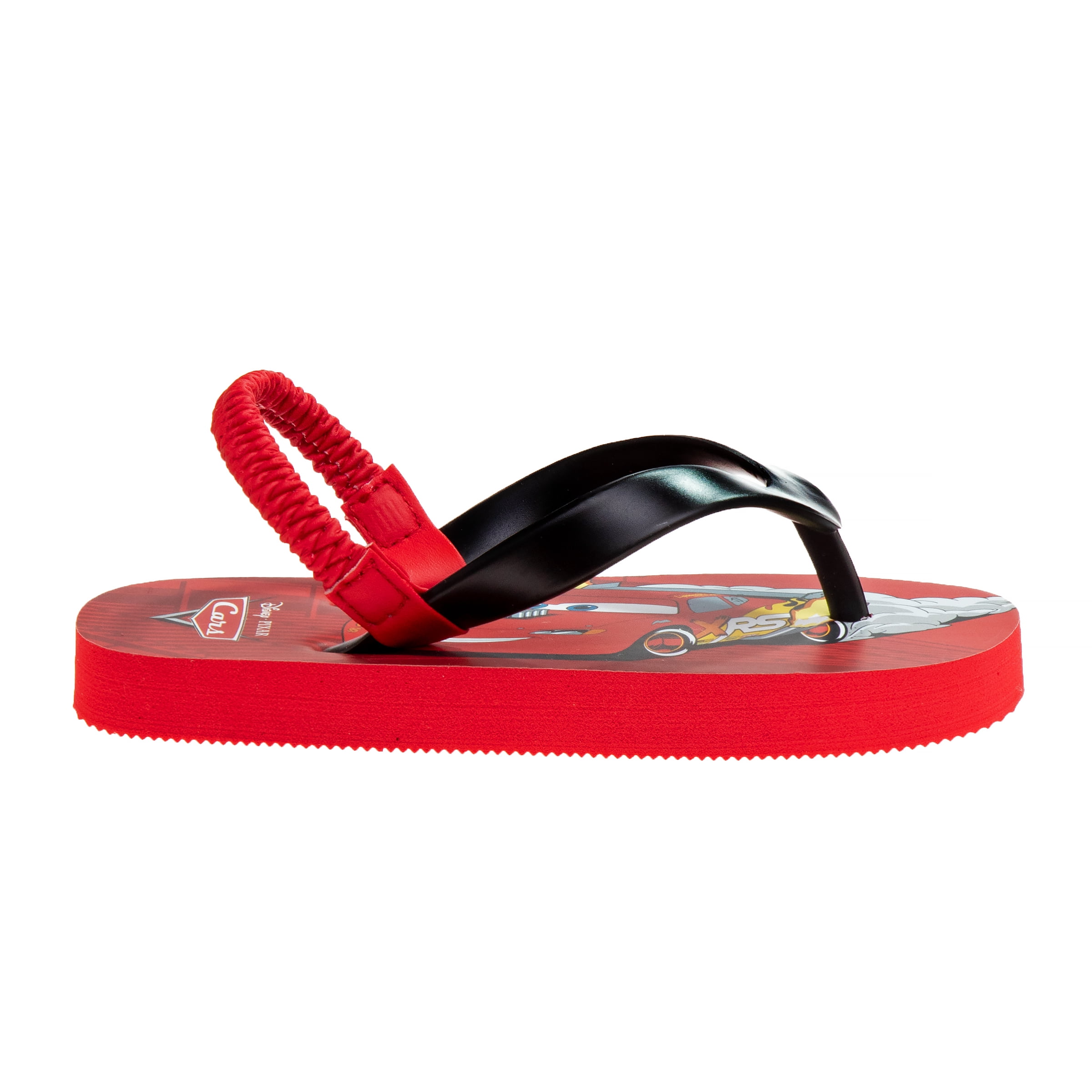 Disney Pixar Cars Boy Flip Flops with back strap