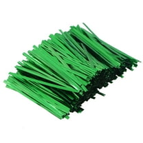 800pcs 10cm Colorful Metallic Ties Bread Candy Bag Ties for Birthday Party Wedding Party (Green)