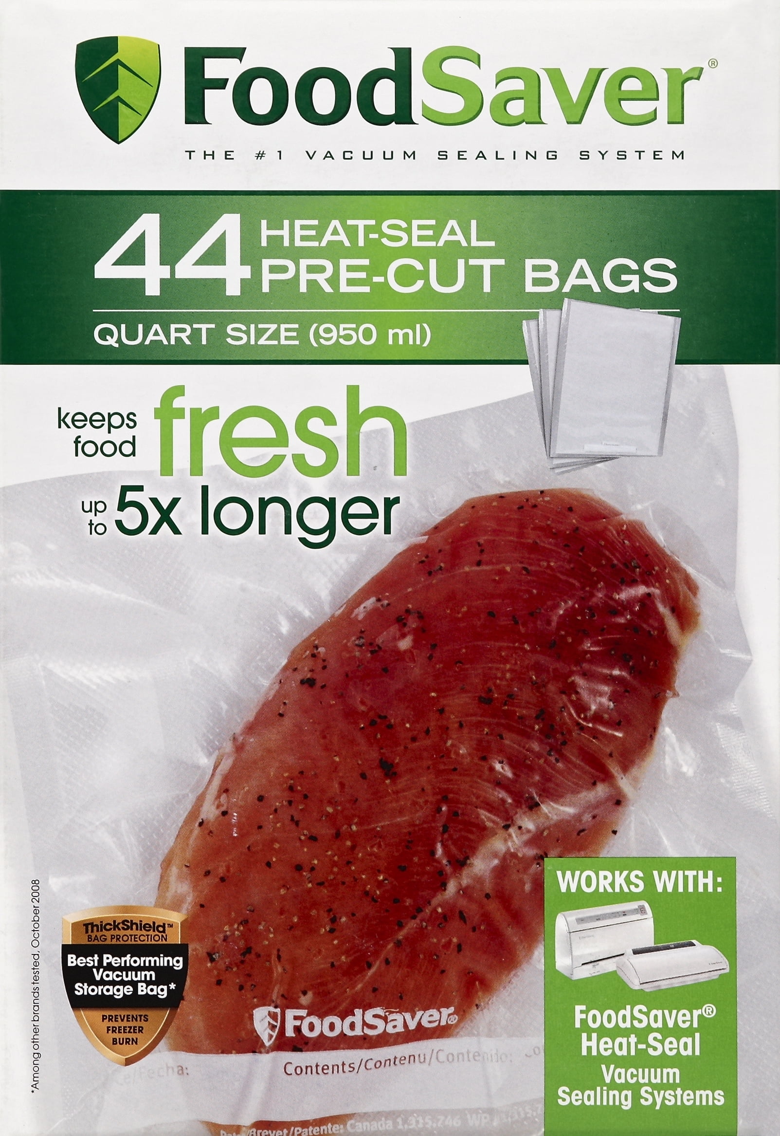 FoodSaver® Heat Seal Food Vacuum Storage Bags, 44 pk - King Soopers