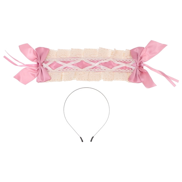 UPGRATOR 1Ud De Encaje Lolita Rosa Para Cosplay Y Con