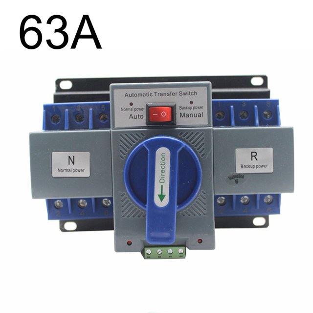 3P Dual Power Automatic Transfer Switch For Generator Changeover Switch