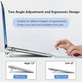 thumbnail image 2 of 2Pcs Laptop Stand Mini Portable Holder Foldable Nvisible Laptop Riser Bracket For Macbook Notebook Stand Cooling Holder, 2 of 16