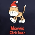 thumbnail image 3 of CafePress - Christmas Kitty Women's V Neck Dark T Shirt - Women's V-Neck Dark T-Shirt, 3 of 4