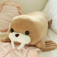 thumbnail image 3 of Precioso juguete de peluche de morsa, almohada de peluche, figurita de juguete, muñecos creativos con relleno de animales, muñeco de morsa, juguetes d Baoblaze Juguetes de peluche, 3 of 8