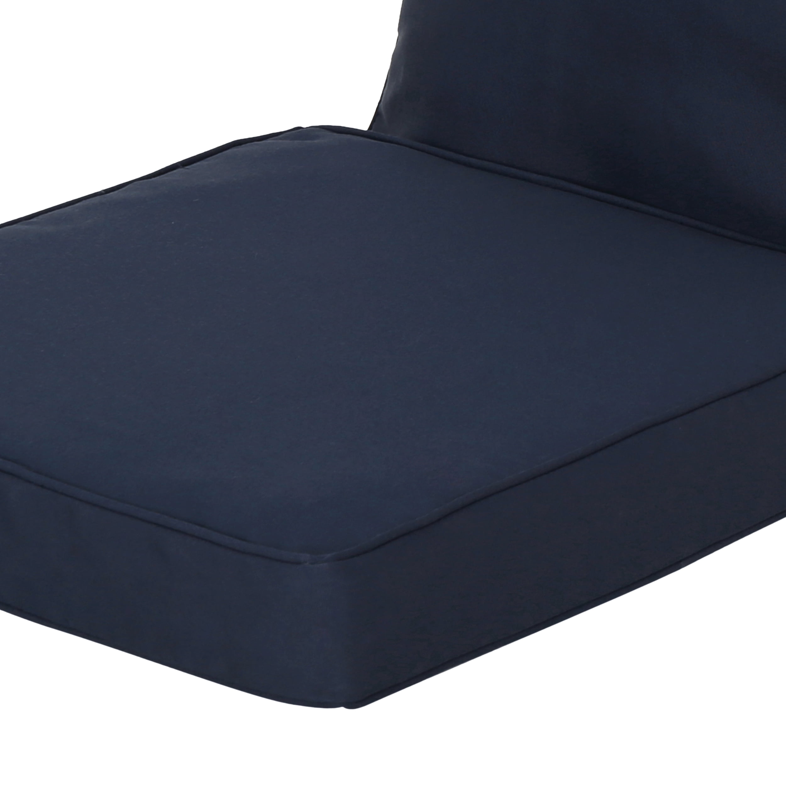 Terry Outdoor Club Chair Cushions, Navy Blue