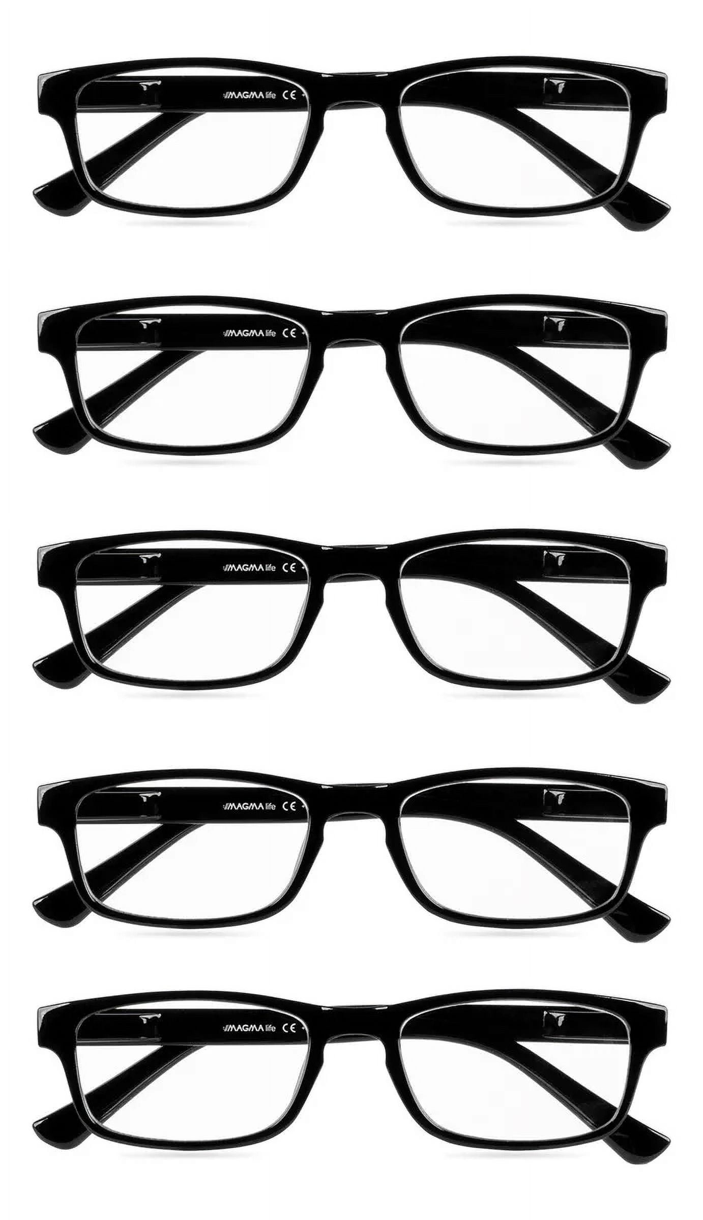 Paquete De Lentes Dioptría Magma Life Para Computadora Y Lectura Con  Tecnología Blue Light, Modernos Armazones En Color Negro, Gafas Para Hombre  Y