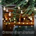 thumbnail image 2 of Brightech Ambience Pro LED Outdoor String Lights 26 ft, Waterproof Shatterproof 1W Globe Bulbs for Patio, Porch, Backyard, 2700K Soft White, 2 of 7