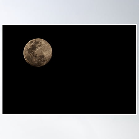 Bloom Theory Full Moon September 11Th 2011 Poster Wall Art, Modern Wall Decor, 8x12 UNFRAMED