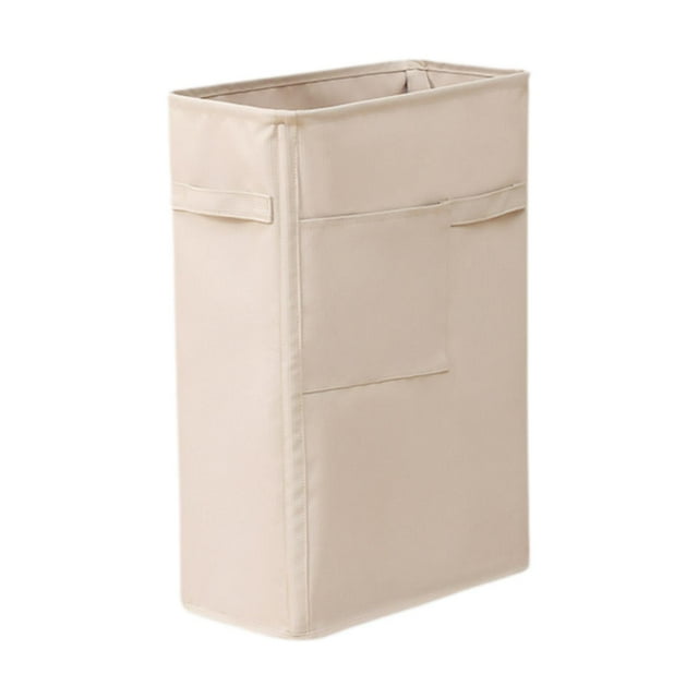 Rongfmy Yoga Mat Storage Rack Foldable Laundry Hamper for Foam Rollers Dorm Bathroom Oatmeal