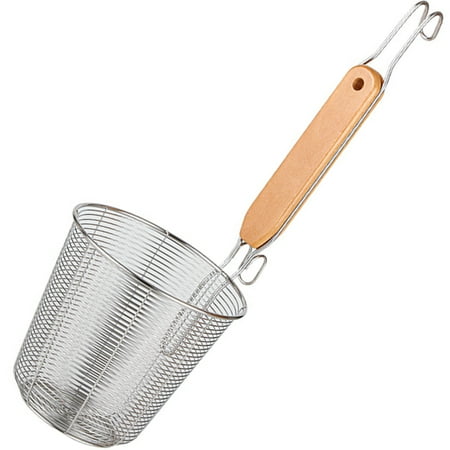 

SWETRACE Countertop Pasta Strainer Stainless Steel Wood Handle 1Set 14.8X5.3X5.3In