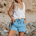 thumbnail image 5 of Women's Pants Fashion Shorts For Women Casual High Waist Straight Leg Sports Casual Loose Shorts, 5 of 7