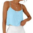 thumbnail image 5 of SROBPTY Womens Tank Tops Solid Cami Round Neck Button Shirts for Casual Use, 5 of 5